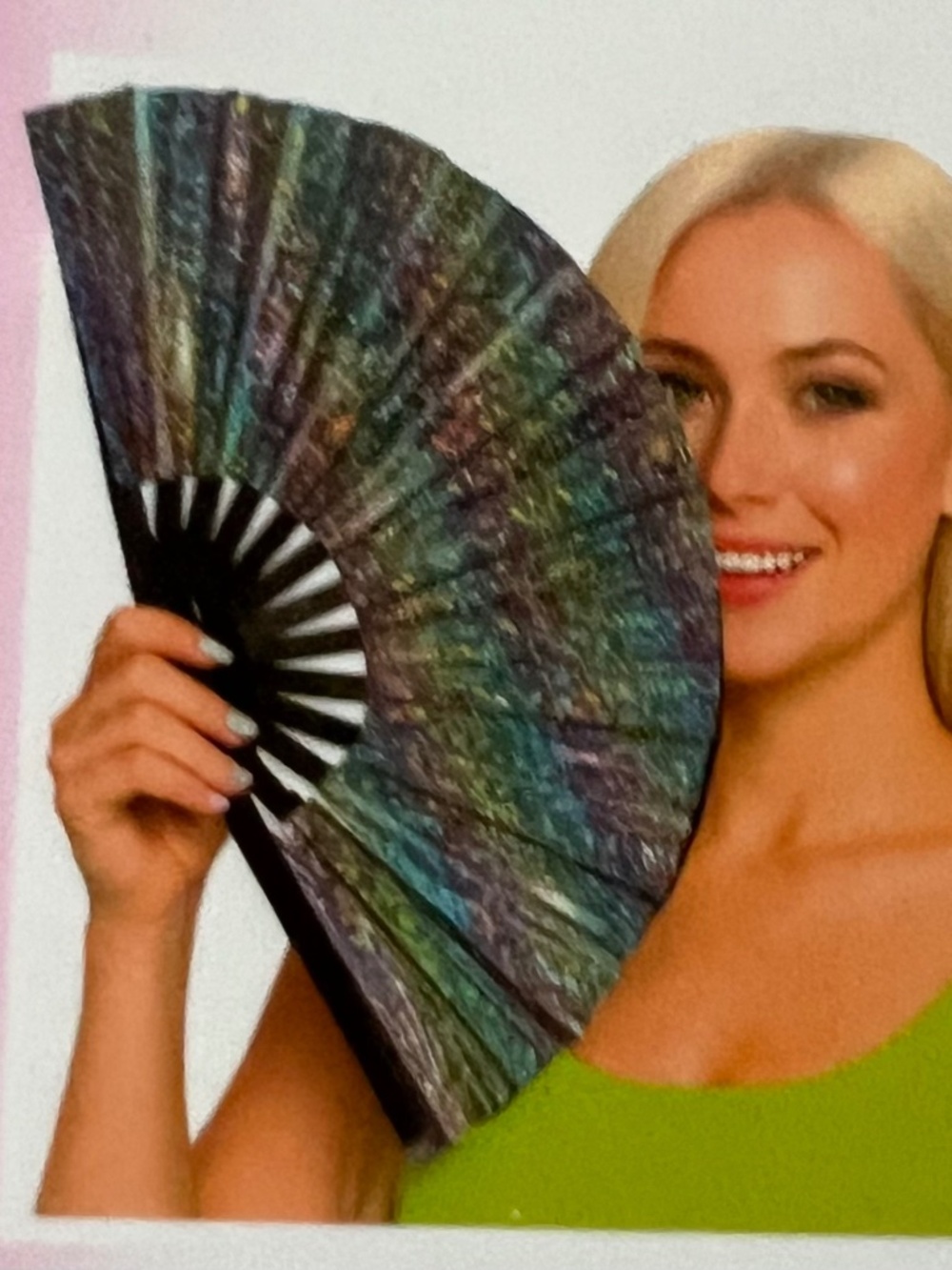 Clacking Fan - Multi Color Unisex NIB - Picture 7 of 8